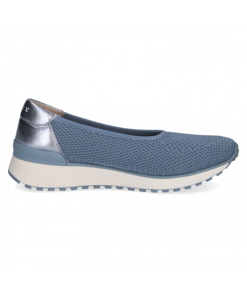 Caprice 24702-Blue knit comb