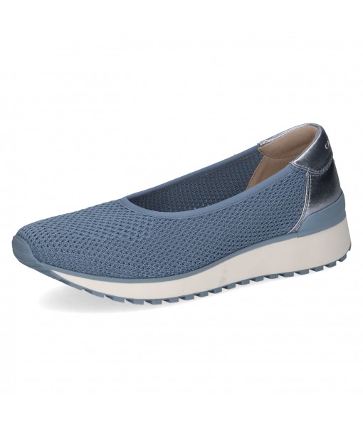 Caprice 24702-Blue knit comb