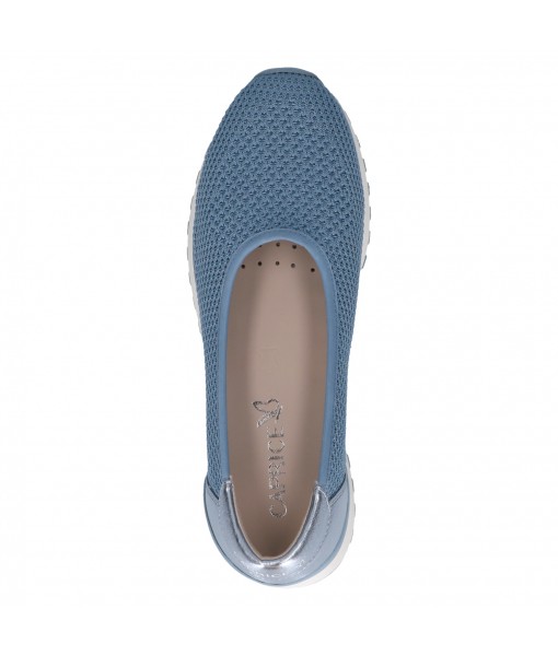 Caprice 24702-Blue knit comb